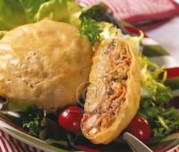 Pastilla à la viande hachée et aux légumes